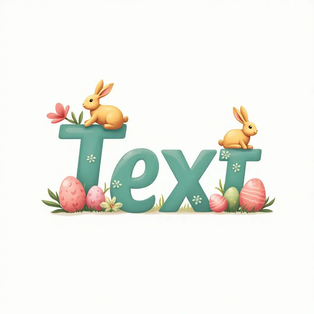 Easter themed gaming logo example