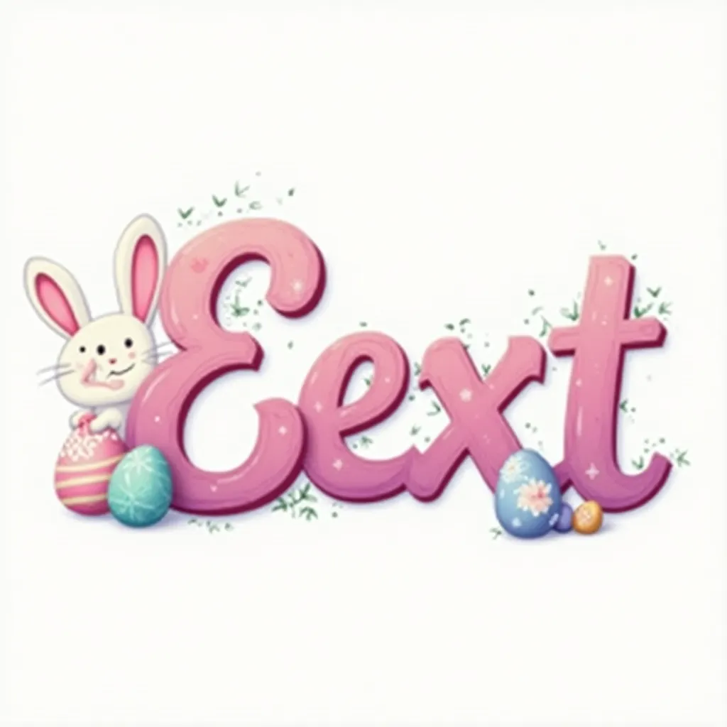 Easter themed gaming logo example