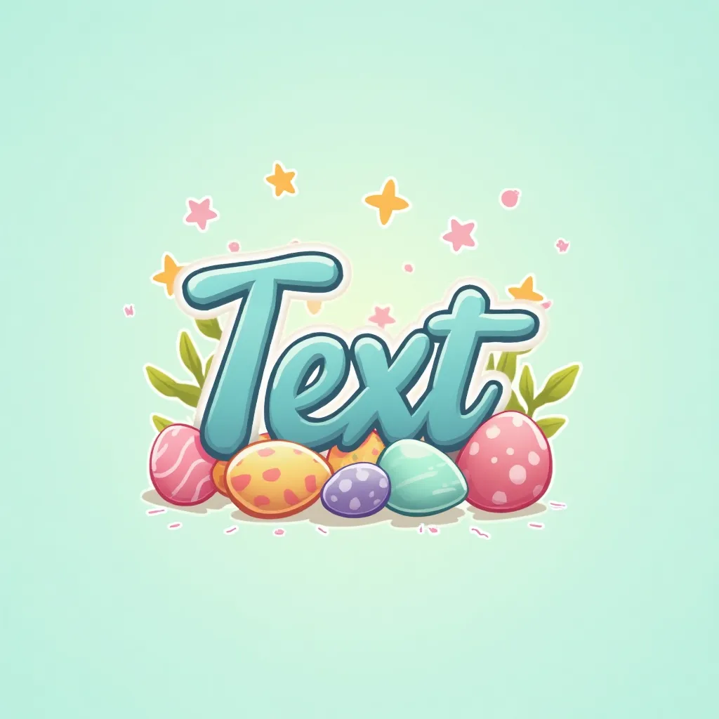 Easter themed gaming logo example
