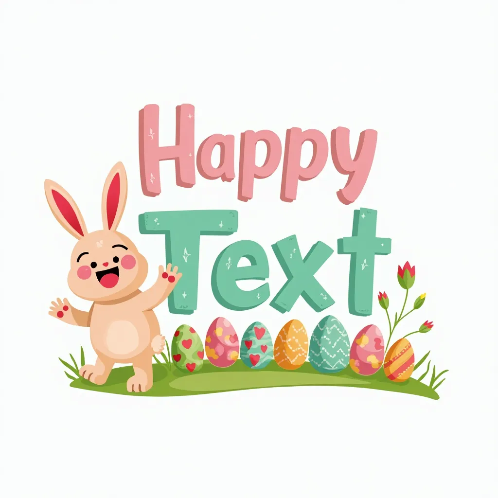 Easter themed gaming logo example