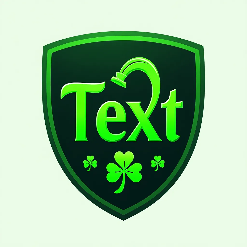 St Patrick's Day themed gaming logo example