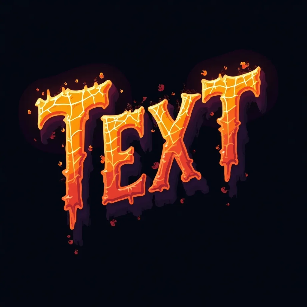 Halloween themed gaming logo example