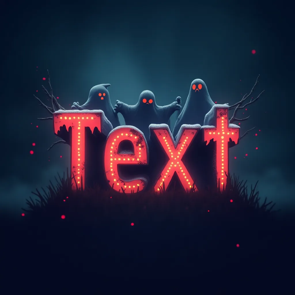 Halloween themed gaming logo example