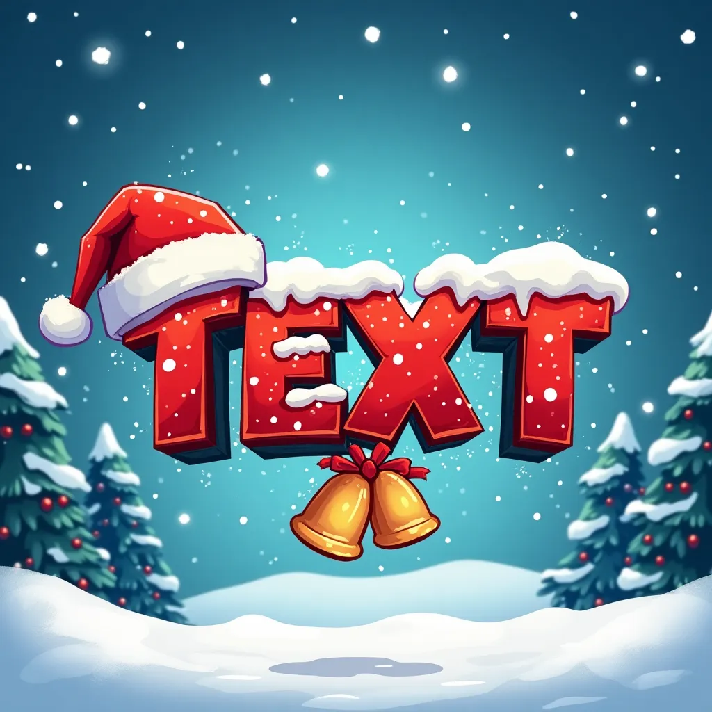 Holiday themed gaming logo example