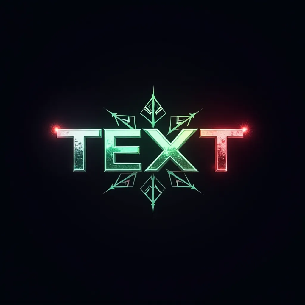 Holiday themed gaming logo example