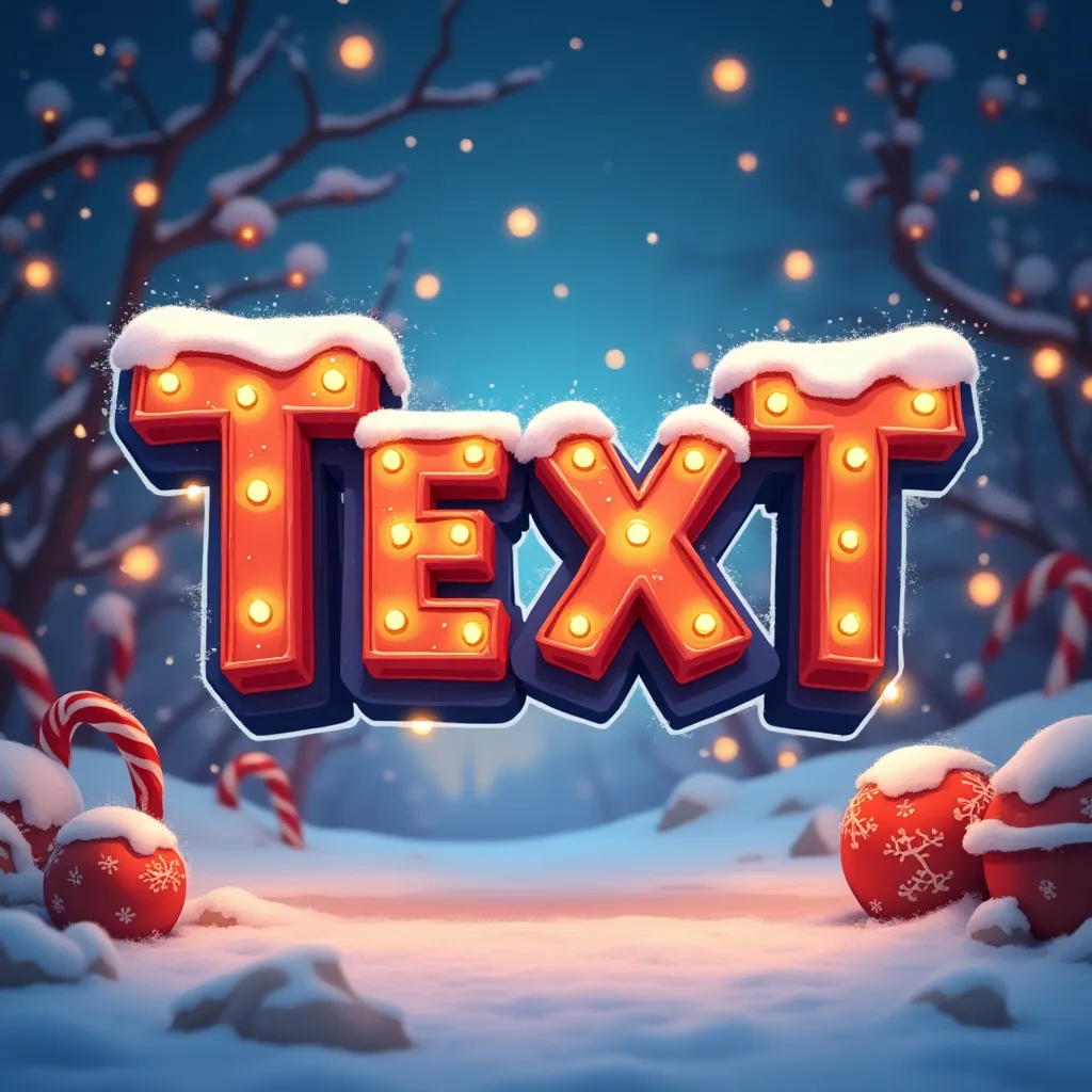 Holiday themed gaming logo example