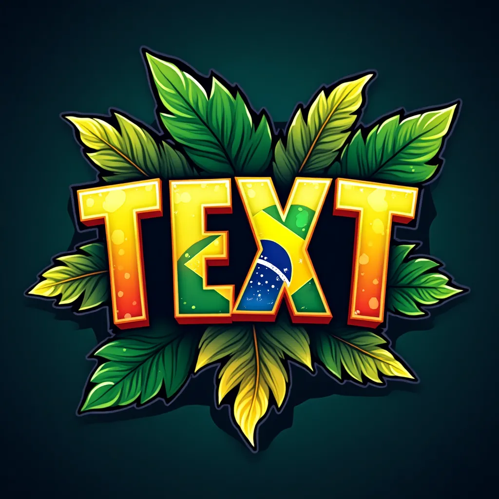 Brazil inspired esports logo example