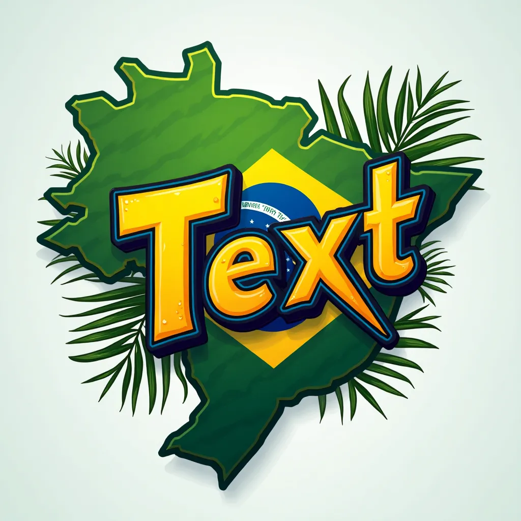 Brazil inspired esports logo example