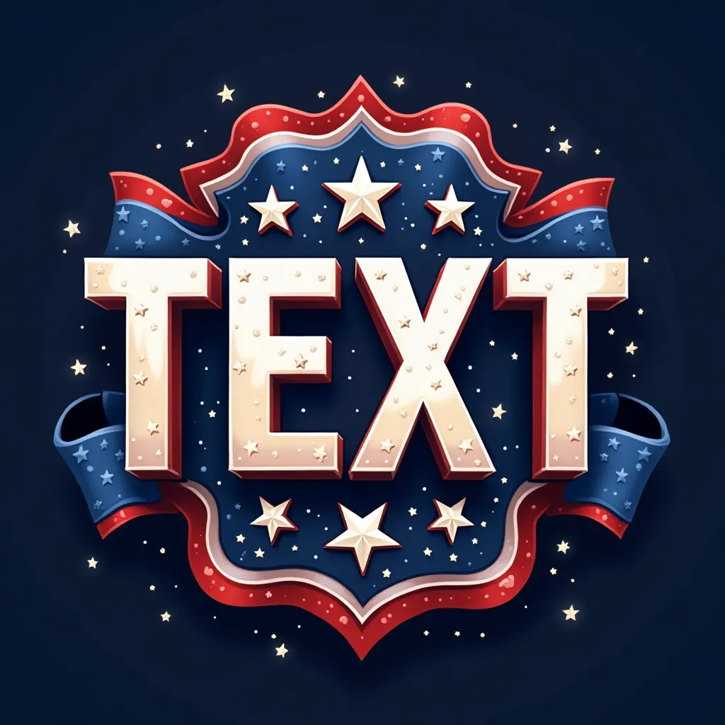 Patriotic inspired esports logo example