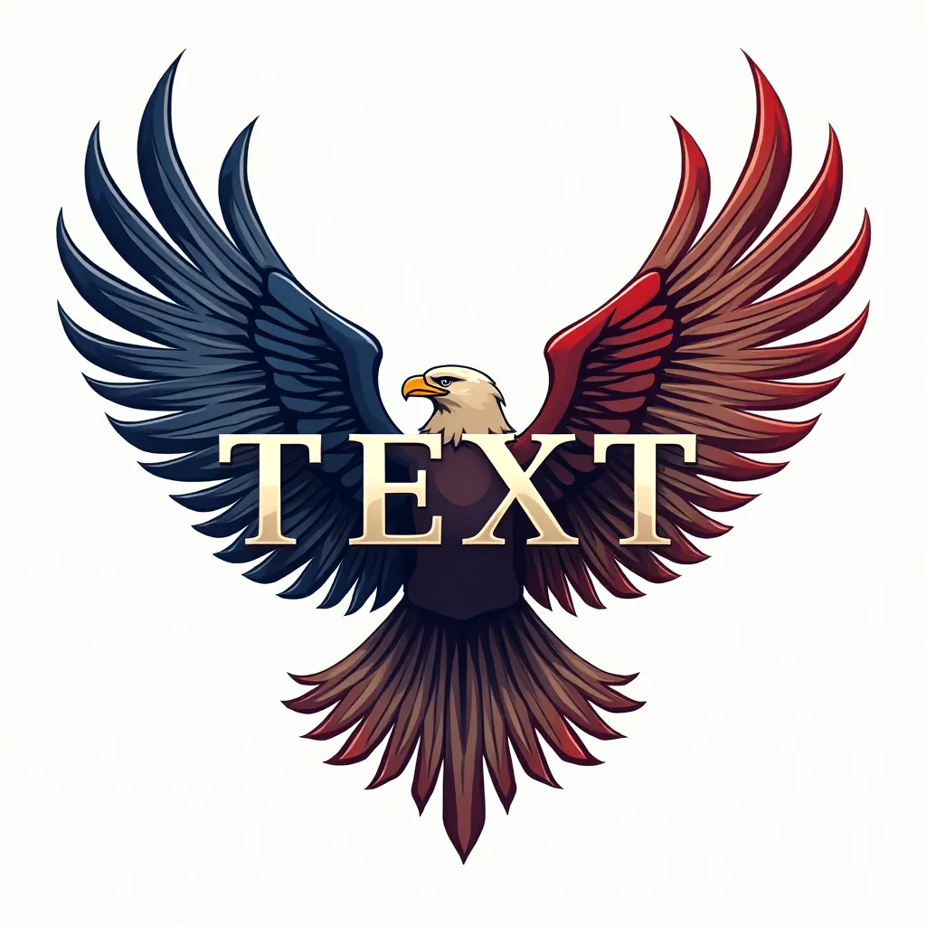 Patriotic inspired esports logo example