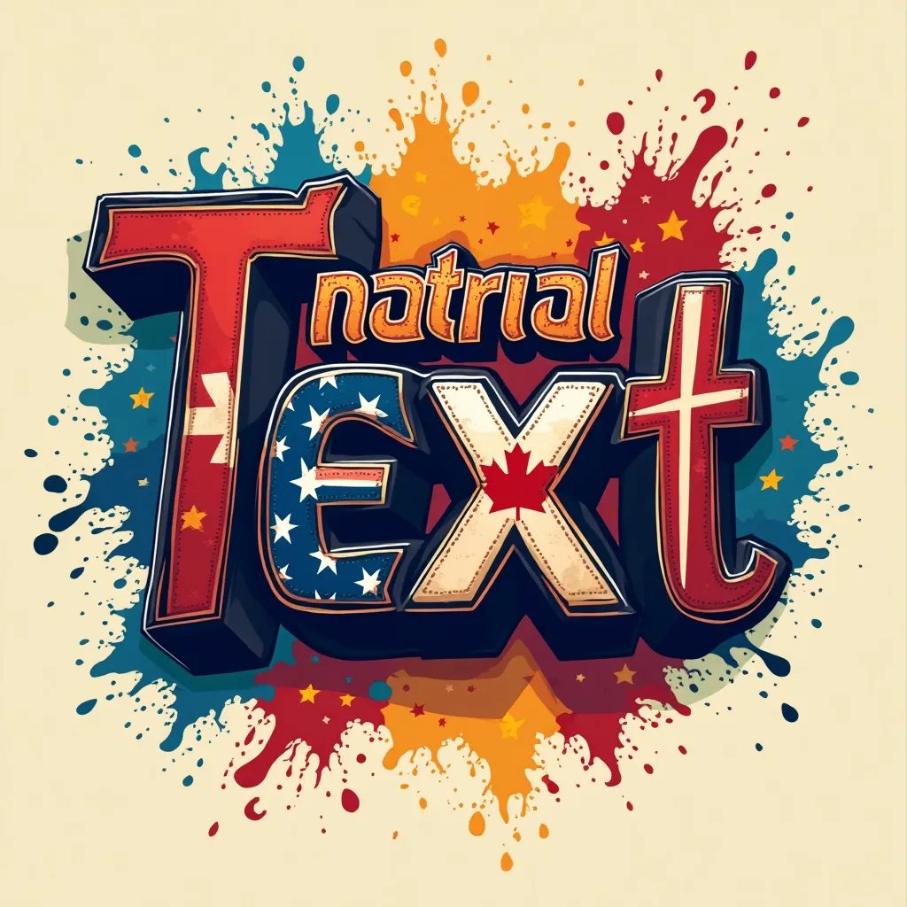 Patriotic inspired esports logo example