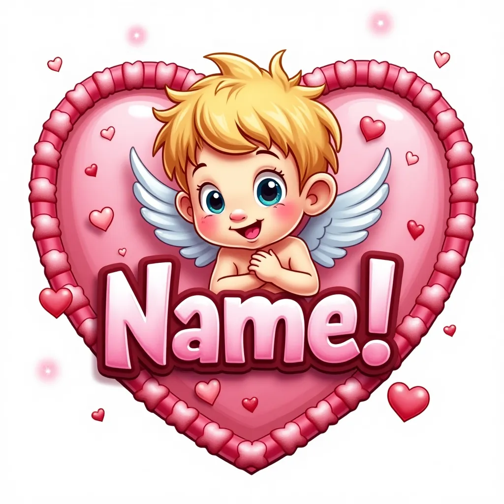 Valentine's Day themed gaming logo example