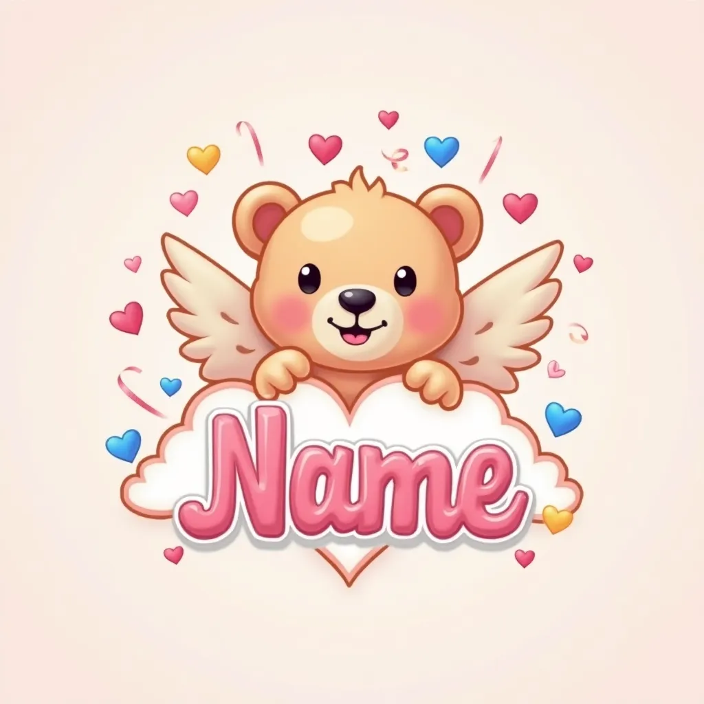 Valentine's Day themed gaming logo example