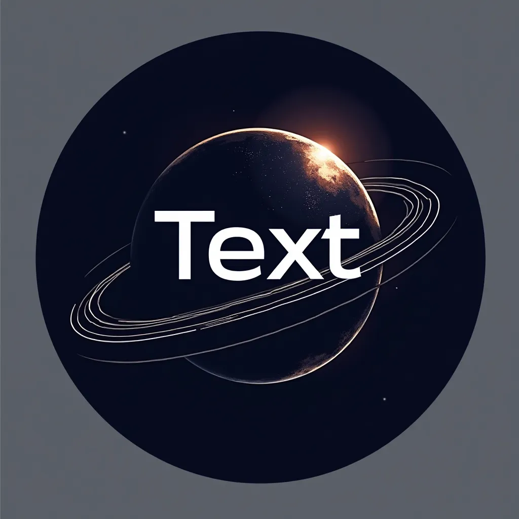 Space themed gaming logo example