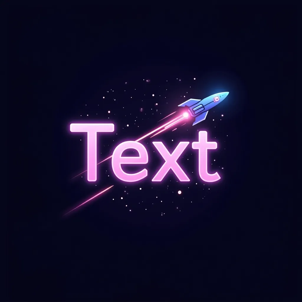 Space themed gaming logo example
