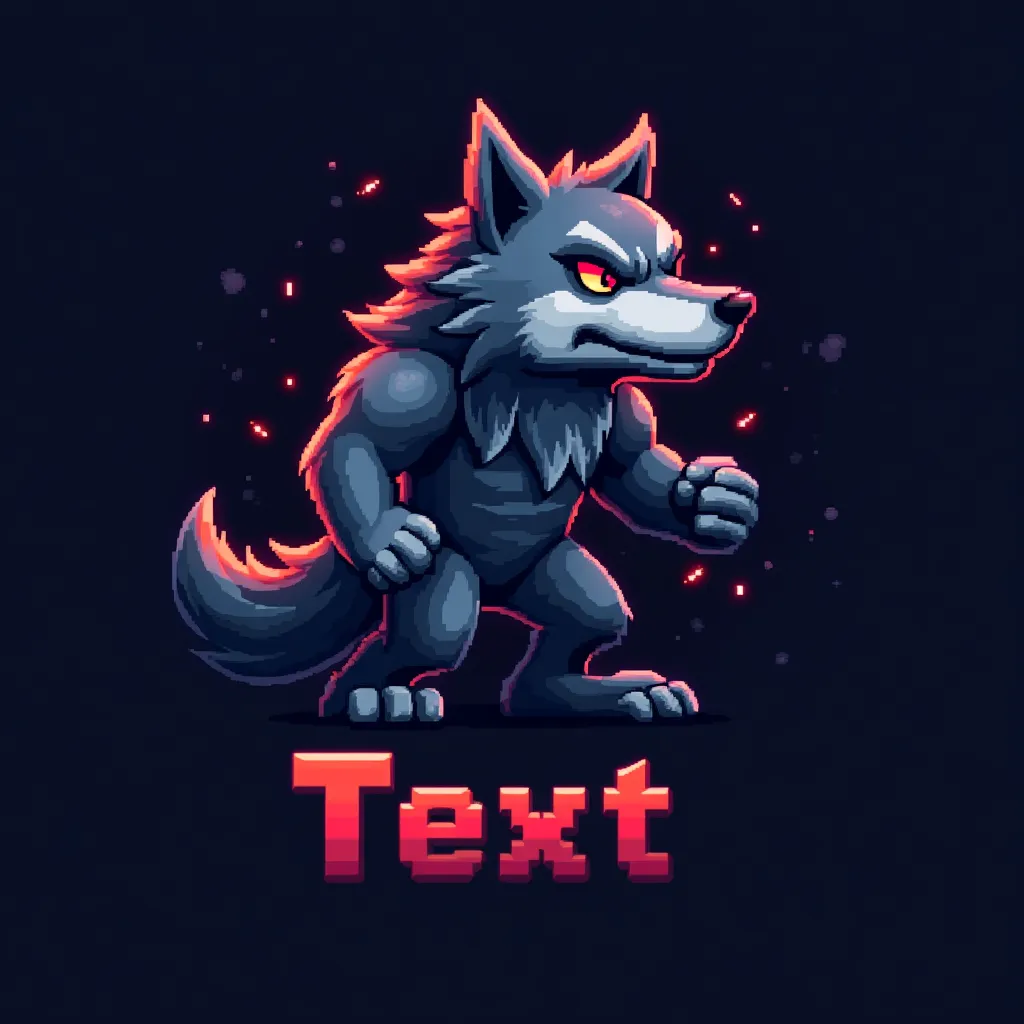Minecraft gaming logo example